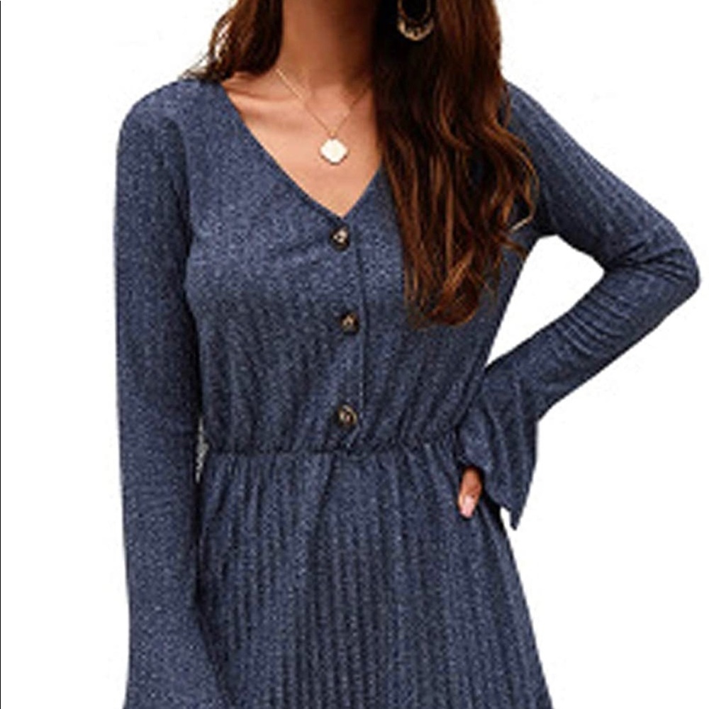 Navy blue dress